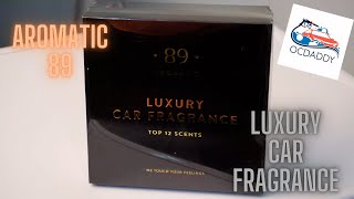 Aromatic 89 Luxury Car Fragrance luxus autóillatosító csomag teszt  HU [upl. by Aeneas458]