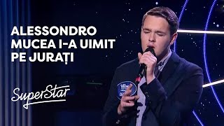 Alessandro Mucea un elev de 17 ani ia uimit pe jurați cu interpretarea sa  SUPERSTAR 2021 [upl. by Eralcyram]