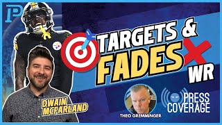 2024 Fantasy Football WR Draft Strategy Expert Advice amp Top 3 WR Targets ft Dwain McFarland [upl. by Aleakim356]