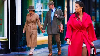 What Londoners wear at 4 in January 2024 London Street Style [upl. by Eudoca796]