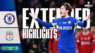 Chelsea 01 Liverpool  Cup FINAL 2024  Carabao Cup Extended Highlights [upl. by Quillan]