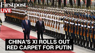 Putin in China LIVE Putin Receives Grand Welcome in China Amid Russias War with Ukraine [upl. by Welton]