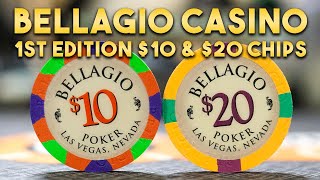 Bellagio Las Vegas 10 and 20 1st Edition Chips [upl. by Maclaine456]