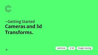 Getting Started  Cameras and 3d transforms in Cavalry cavalryapp motiongraphics [upl. by Neggem238]