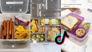 back to school lunch ideas tiktok compilation 🍊🍋 [upl. by Taimi290]