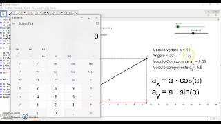 Componenti cartesiane di un vettore [upl. by Maia897]