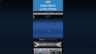 Enable USB 30 on Dell R730XD shorts [upl. by Lihcox589]