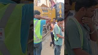 100 Ton crane  Diesel  filling short video afcons  company  location delhi [upl. by Martinic880]