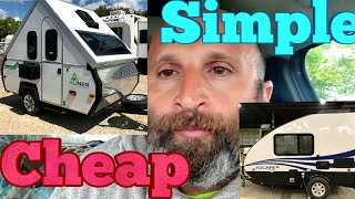 CHEAP amp SIMPLE Travel Trailers  Aliner Scout Lite amp Aliner Great Ascape [upl. by Apeed]