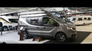 Tiny fully equipped camper  Globe Traveller Talento tour [upl. by Nerrak]