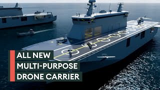 New drone carrier to bring the power of UAVs to the oceans [upl. by Lesde675]