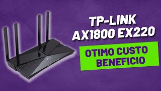 Roteador Tplink AX1800 EX220 com portas GIGAS  Configuração e Testes [upl. by Petrine]