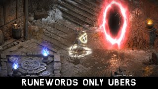 D2R Runewords Only Ubers Paladin Smiter [upl. by Rebmik868]