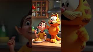 Garfield’s Cheesy Victory Over Lozania cartoons animation Garfield cartoon shorts [upl. by Hera]