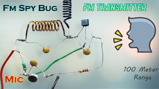 FM Audio Transmitter  Make Your Own Radio Station Using BC547 [upl. by Ferdinanda540]