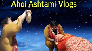 Ahoi Asthmi vlog  Ghar ke Bartan Badal Gaye 😱 weight and Health update [upl. by Sadye]