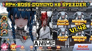 Update Apk Bosss Domino X8 Speeder Terbaru ‼️ Tema Anime Keren [upl. by Dareen499]