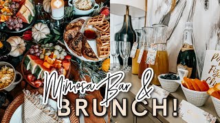 FALL BRUNCH IDEAS AT HOME  Brunch Decor Ideas  DIY Mimosa Bar [upl. by Ysteb270]