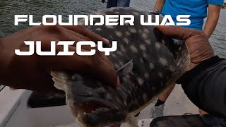 Arroyo citytx Fishing testing my dads boat CAUGHT NICE FLOUNDER [upl. by Melamed]