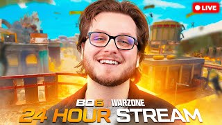 🔴WARZONE x BO6 UPDATE 24 Hour Stream  Controller GOD [upl. by Shevlo]