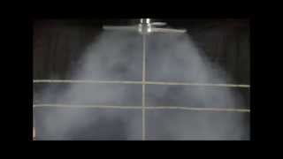 Dynamic Air Diffuser DAD smoke test demonstration [upl. by Aihsilef810]