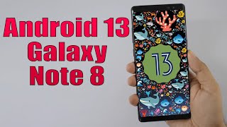 Install Android 13 on Galaxy Note 8 LineageOS 20  How to Guide [upl. by Kerstin850]