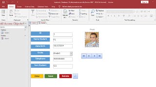 How To Create DATA ENTRY form in Microsoft ACCESS 2022 [upl. by Remos]