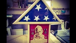 Woodburning a Portrait and building a Flag Display Case  Leonard Biby [upl. by Eleira]