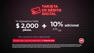 Compra con tu Tarjeta Digital de Débito o Nómina y te regresamos hasta 2000 pesos 💸 [upl. by Ingunna388]