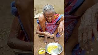 105 year old poor grandma cooking SMALL FISH CURRY Village life India [upl. by Aciamaj]