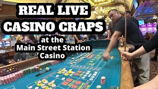 Live Casino Craps Hawaii Craps Shooters at the Main Street Station Casino [upl. by Joette924]