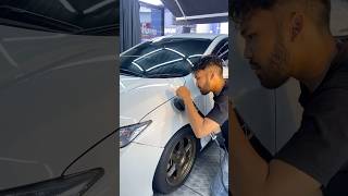 Microfibre pad  Compound Pg4 carcare polishing detailing carmaintenance cuttingskills [upl. by Ailaza]