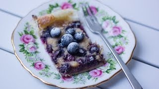 Blueberry and Cardamom Frangipane Tart by EatLikeAGirlcom  Flavorly Fix [upl. by Lledrac]