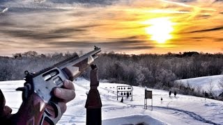 SHOOTING BIG BORE RIFLE IN THE SNOW [upl. by Nivanod349]