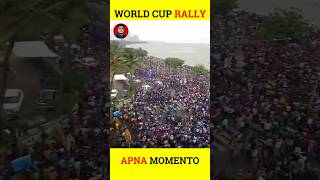 World cup Rally LIVE  Team India road show mumbai live  World Cup Parade shorts [upl. by Hedwiga]