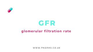 GFR  Glomerular Filtration Rate  Pronunciation [upl. by Akcirred]