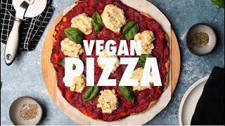 Best Vegan Pizza  Easy Vegan Pizza Recipe [upl. by Ytitsahc52]