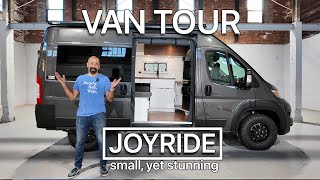 SMALL YET STUNNING  Joyride  Promaster 136 High Roof Conversion [upl. by Tarah193]