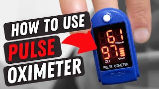 HOW to use PULSE OXIMETER at Home Accurately amp CORRECTLY  Oxygen Advantage [upl. by Kahcztiy]