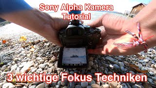 3 wichtige Fokustechniken an Sony Alpha Kameras [upl. by Capone]