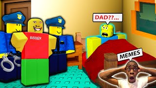 ROBLOX Weird Strict Dad — FUNNY MOMENTS 10 DADS  My Strict Dad in ROBLOX BUT ALL ENDINGS [upl. by Mungam]