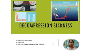 Decompression Sickness  Divers Palsy  Caissons Disease  Aeroembolism [upl. by Conlee]