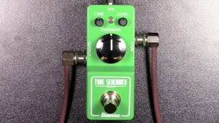 Ibanez Tube Screamer Mini Review  BestGuitarEffectscom [upl. by Odie]