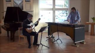 Scherzo for guitar and marimba by Ragnhild Pettersson 2012 [upl. by Irot]