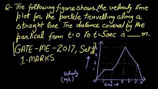 Engineering Mechanics GATE Previous Year Question GATE ME 2017 Set 1 1 Mark distance travelled [upl. by Ainigriv952]