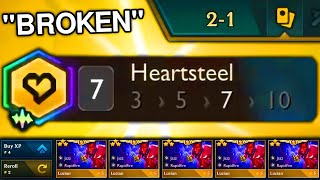 I GOT HEARTSTEEL AT 21 quotBROKEN NEW STRATEGYquot ⭐⭐⭐ TFT SET 10 [upl. by Alyahc171]