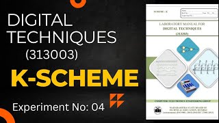 DTE MSBTE kScheme Manual Answers  Digital Techniques MSBTE Experiment No 04  KScheme Manual [upl. by Seitz]