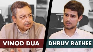 Vinod Dua Exclusive Interview with Dhruv Rathee  Media Modi amp Indira Gandhi [upl. by Kneeland]