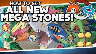 Pokémon Omega Ruby and Alpha Sapphire  All New Mega Stone Locations Guide [upl. by Atin]