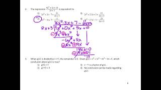 Algebra 2 Regents Review Unit 3 [upl. by Caasi]